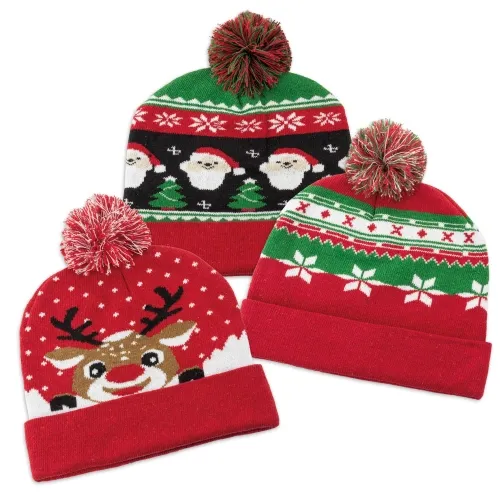Pack di berretti di natale “kiran” (3 pz) · 11115