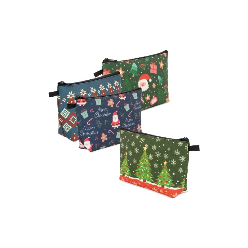 Set di trousse a tema natalizio “astrid” (4 pezzi) · 11116