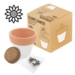 VASO IN TERRACOTTA "WHITE" 